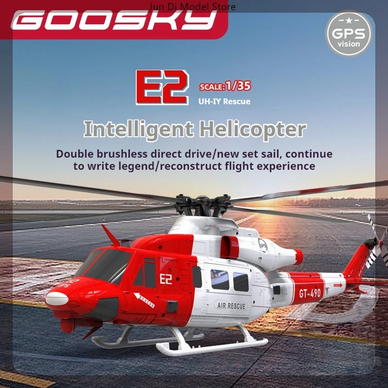 Goosky E2 Gps UH-1y Радиоуправляемый вертолет с автоматическим возвратом, 4-канальный имитационный дрон для взрослых, хоббистов и коллекционеров
Goosky E2 Gps UH-1y Радиоуправляемый вертолет с автоматическим возвратом, 4-канальный имитационный дрон для взрослых, хоббистов и коллекционеров
