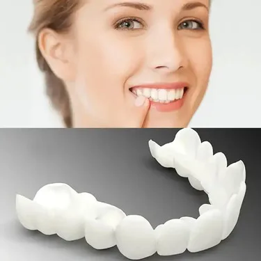 newNatural Whitening Snap-On Teeth Veneers Glue-Free Easy Wear Temporary Tooth Covers for Daily & Party Use ck848
newNatural Whitening Snap-On Teeth Veneers Glue-Free Easy Wear Temporary Tooth Covers for Daily & Party Use ck848