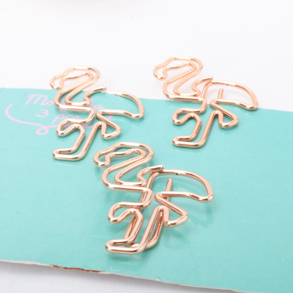12pcs Flamingo Paper Clips Metal Strong Hold Note Mark Bookmark For Home Office School Rose Gold Stationery Supplies
12pcs Flamingo Paper Clips Metal Strong Hold Note Mark Bookmark For Home Office School Rose Gold Stationery Supplies