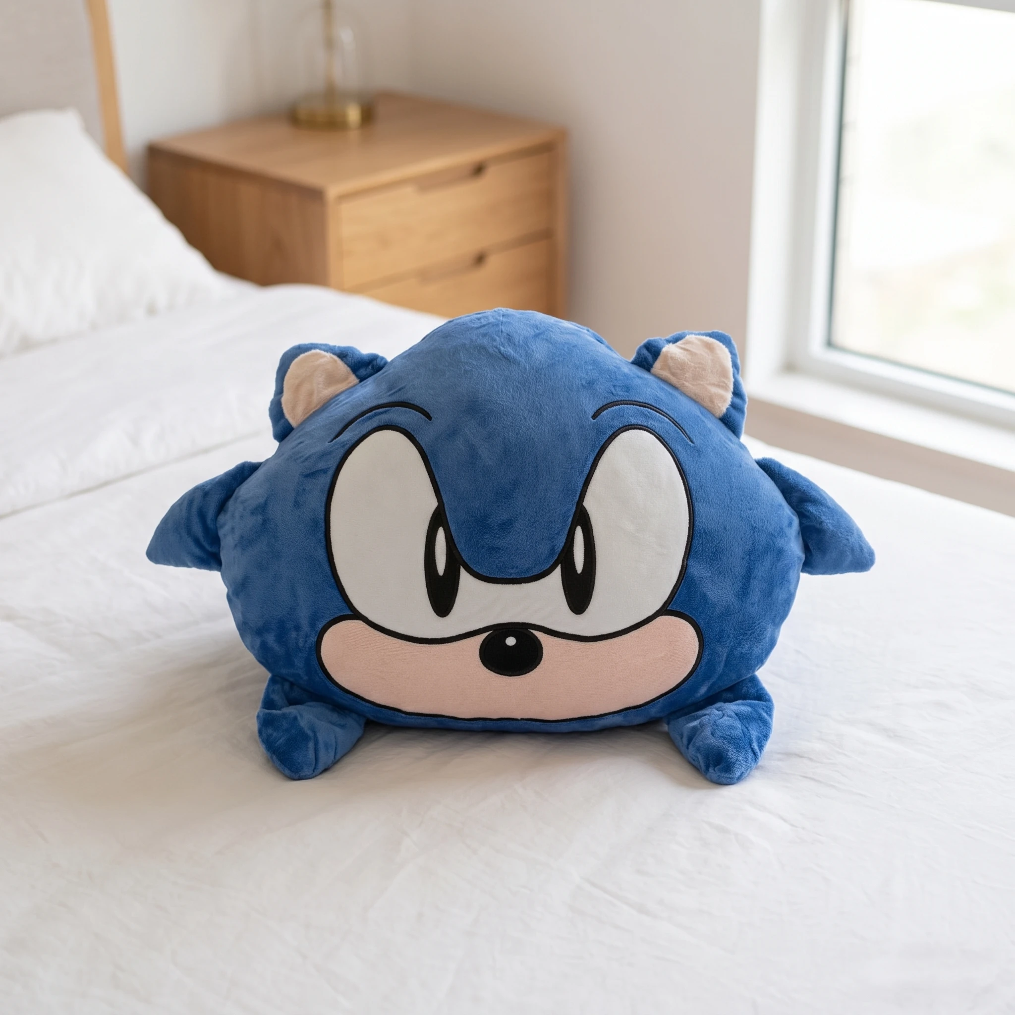 Cute Blue Hedgehog Plush Pillow Soft Stuffed Animal Cushion for Sofa Bedroom Office Nap Decor
Cute Blue Hedgehog Plush Pillow Soft Stuffed Animal Cushion for Sofa Bedroom Office Nap Decor