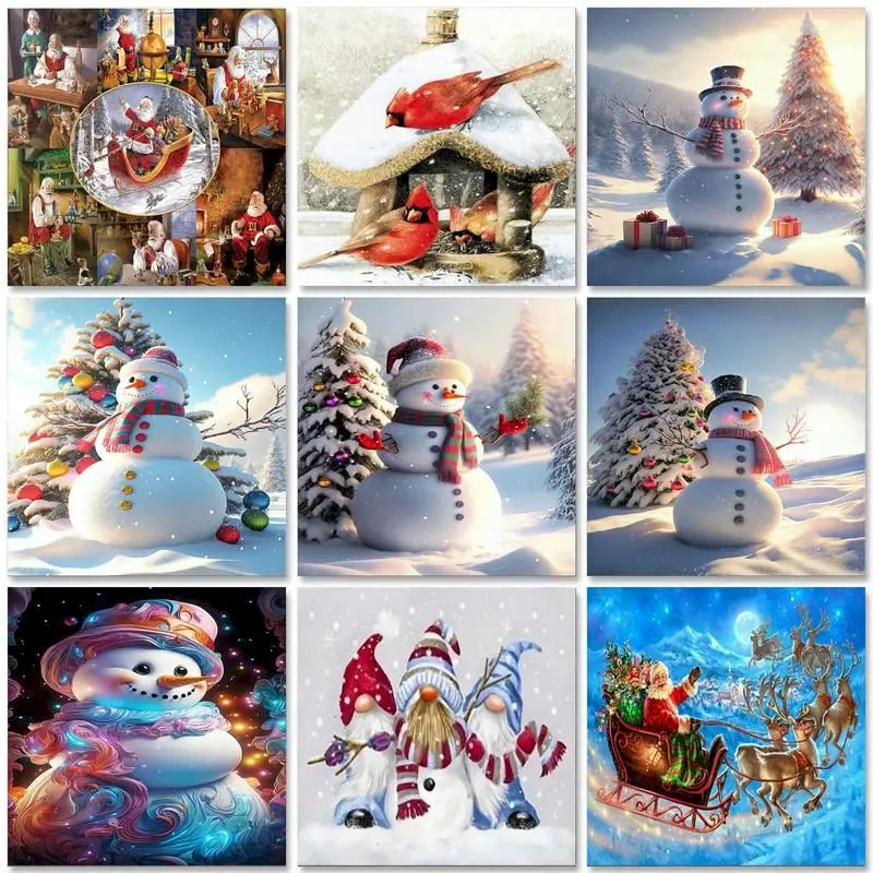 CHENISTORY 60x75cm Painting By Number Snowman Christmas Diy Picture On Canvas By Numbers Kits Acrylic Paint For Home Decor
CHENISTORY 60x75cm Painting By Number Snowman Christmas Diy Picture On Canvas By Numbers Kits Acrylic Paint For Home Decor