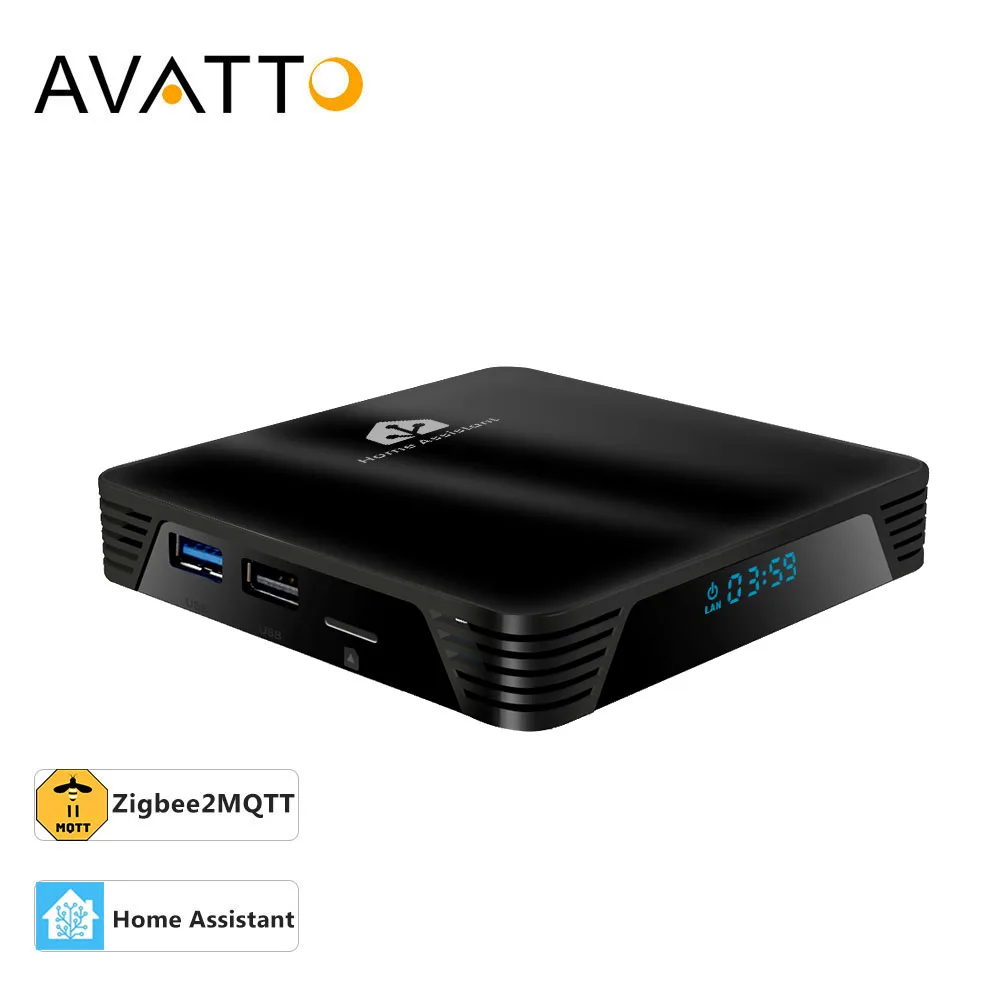 AVATTO Home Assistant Box 4G Plus 32G USB 3.0/2.0 Порты Четырехъядерный процессор Cortex-A53 Поддержка автоматизации умного дома ZigBee2MQTT ZHA
AVATTO Home Assistant Box 4G Plus 32G USB 3.0/2.0 Порты Четырехъядерный процессор Cortex-A53 Поддержка автоматизации умного дома ZigBee2MQTT ZHA