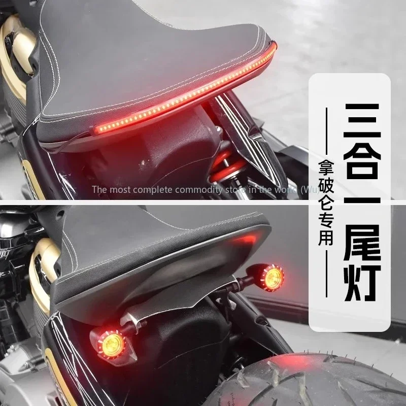 Модифицированный задний указатель поворота «три в одном», ретро светодиодный светильник для ходовой воды, задний стоп-сигнал
Модифицированный задний указатель поворота «три в одном», ретро светодиодный светильник для ходовой воды, задний стоп-сигнал