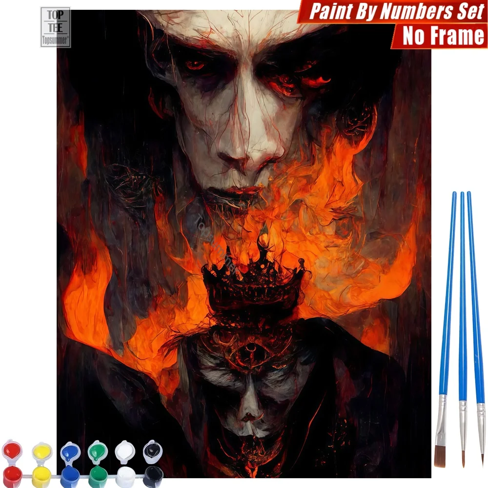 Dark Fiery Portrait DIY Paint By Number Set - Dark Portrait Flames Home Decor Thanksgiving Day Gift For Grandma
Dark Fiery Portrait DIY Paint By Number Set - Dark Portrait Flames Home Decor Thanksgiving Day Gift For Grandma