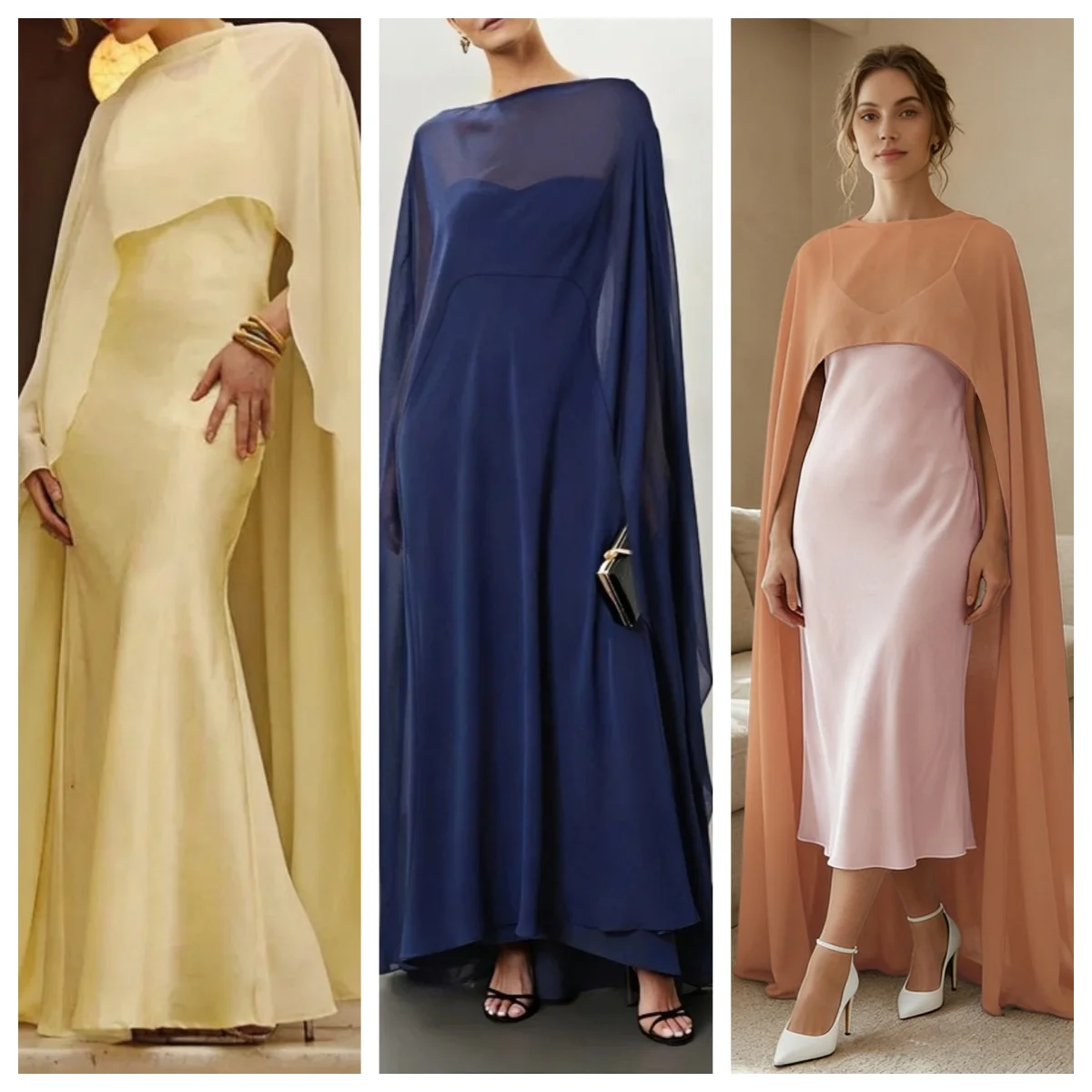 Women Chiffon Solid Color Sheer Cover-Ups Summer Holiday O Neck Cape Blouse High Low Flowy Female Jacket Long Wedding Party Tops
Women Chiffon Solid Color Sheer Cover-Ups Summer Holiday O Neck Cape Blouse High Low Flowy Female Jacket Long Wedding Party Tops