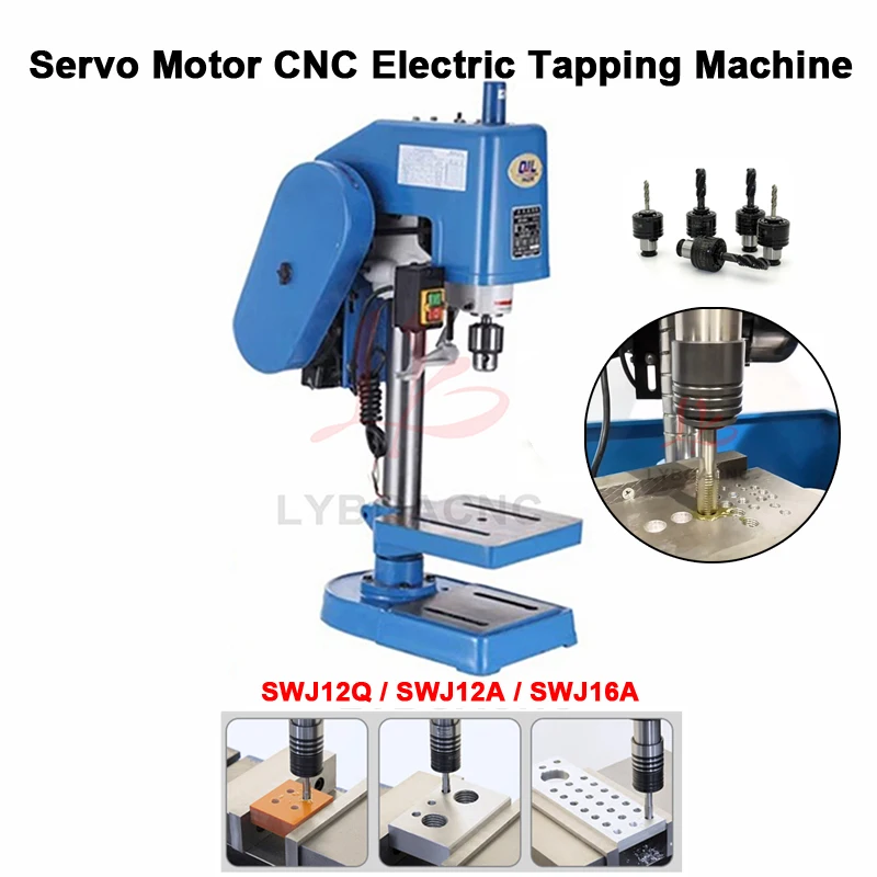 M3-M8 M3-13 M16 CNC Electric Tapping Machine Servo Motor Electric Tapper Drilling With Torque Chucks 370W-750W Power 220V 380V
M3-M8 M3-13 M16 CNC Electric Tapping Machine Servo Motor Electric Tapper Drilling With Torque Chucks 370W-750W Power 220V 380V