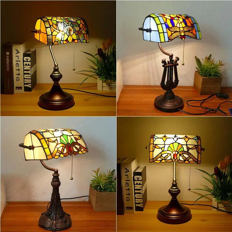 Beautiful Vintage Style Table Lamp Bedroom Bedside Restaurant Study Office Tiffany Dragonfly Stained Glass Decor Reading Lights
Beautiful Vintage Style Table Lamp Bedroom Bedside Restaurant Study Office Tiffany Dragonfly Stained Glass Decor Reading Lights