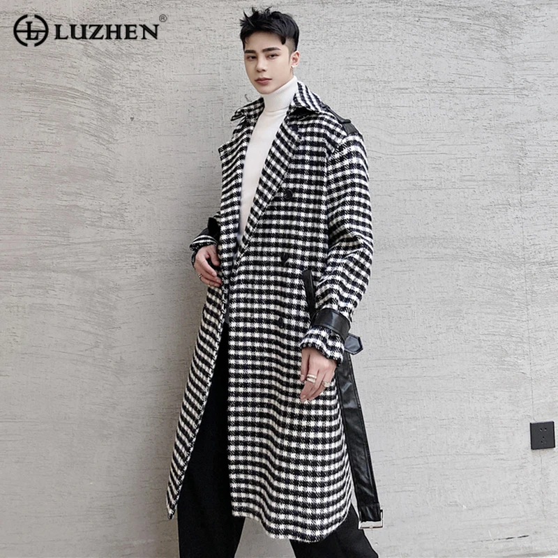 LUZHEN, новинка, Стильная мужская длинная идентификация, высокое качество, повседневный модный клетчатый узор, осень 2024, мужская верхняя одежда, корейский стиль 968c4c
LUZHEN, новинка, Стильная мужская длинная идентификация, высокое качество, повседневный модный клетчатый узор, осень 2024, мужская верхняя одежда, корейский стиль 968c4c