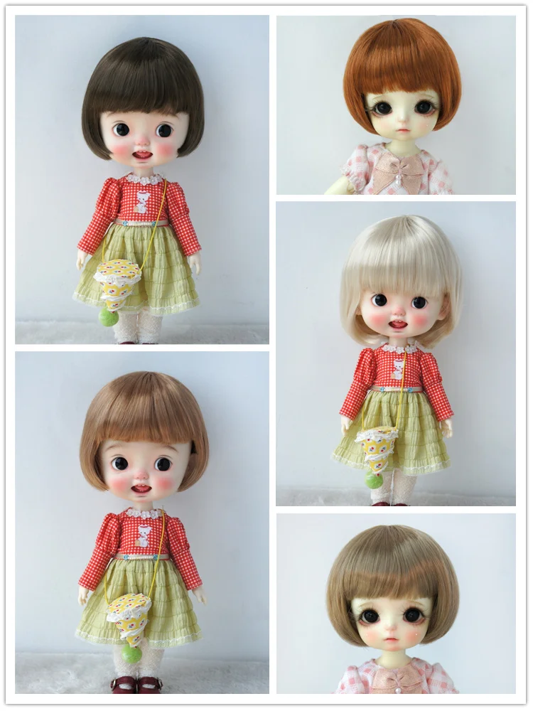 JD256 All Size BOBO BJD Synthetic Mohair Wig For 1/12 1/8 1/6 1/4 1/3 Blythe 11-12 inch Tiny OB11 YOSD MSD SD QBaby Doll Hair
JD256 All Size BOBO BJD Synthetic Mohair Wig For 1/12 1/8 1/6 1/4 1/3 Blythe 11-12 inch Tiny OB11 YOSD MSD SD QBaby Doll Hair