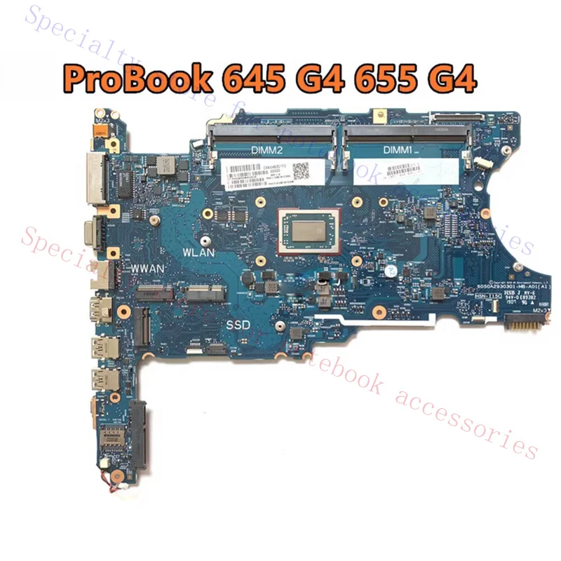 A+ Suitable for HP ProBook 645 G4 655 G4 motherboard L12801-601 6050A2930301
A+ Suitable for HP ProBook 645 G4 655 G4 motherboard L12801-601 6050A2930301