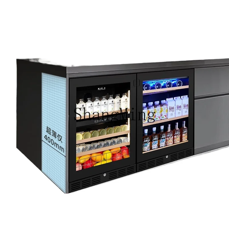ZYY ultra-thin zero embedded frequency conversion refrigerator household island silent small wine cabinet
ZYY ultra-thin zero embedded frequency conversion refrigerator household island silent small wine cabinet