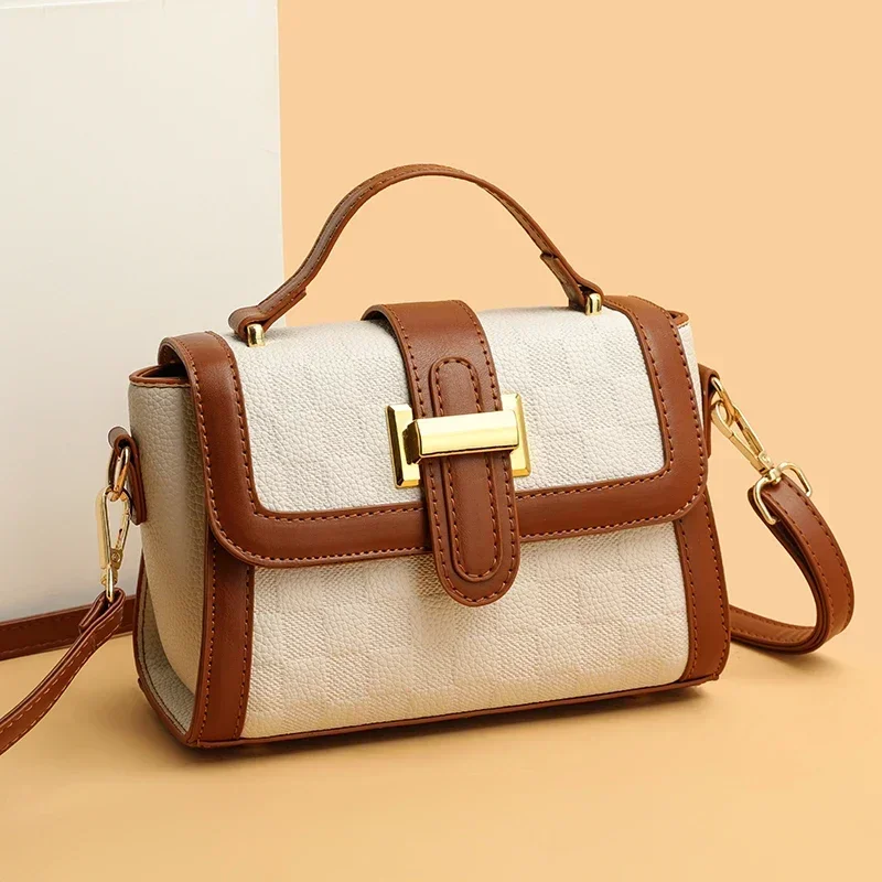 Women's Shoulder Bag Chain Crossbody Bag 2024 Fashionable Women's Bag Personality Retro Portable Temperament Small Square Bag
Women's Shoulder Bag Chain Crossbody Bag 2024 Fashionable Women's Bag Personality Retro Portable Temperament Small Square Bag