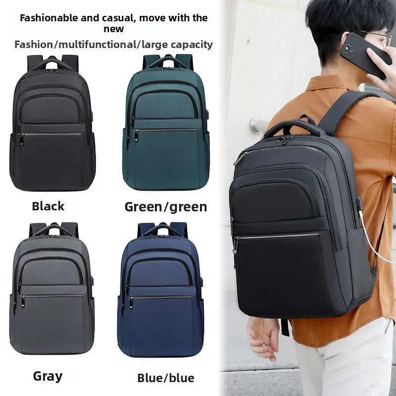 Europe and the United States new leisure backpack men's business travel laptop bag light outdoor large-capacity travel bag.
Europe and the United States new leisure backpack men's business travel laptop bag light outdoor large-capacity travel bag.