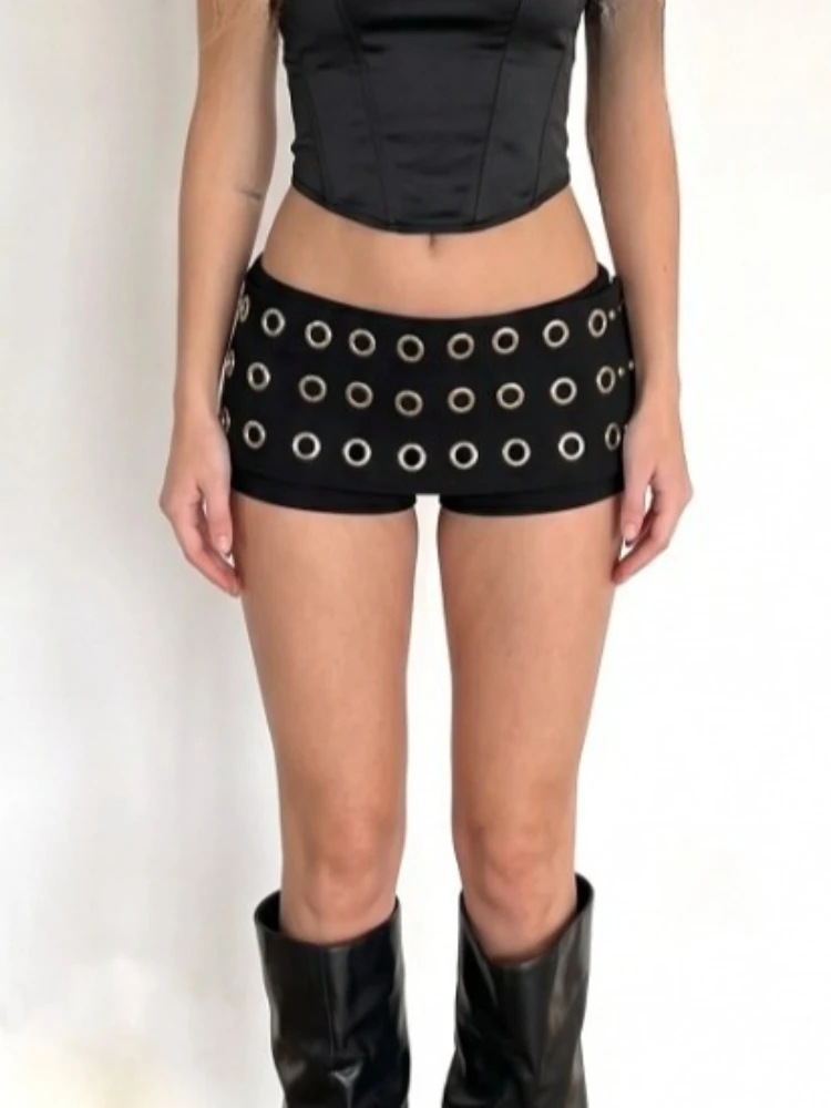 Hottie Shorts Women Coquette Metal Hollow Sexy Rivet Patchwork High Street Clubwear Trend Stretch Skinny Bottoms Women Shorts
Hottie Shorts Women Coquette Metal Hollow Sexy Rivet Patchwork High Street Clubwear Trend Stretch Skinny Bottoms Women Shorts