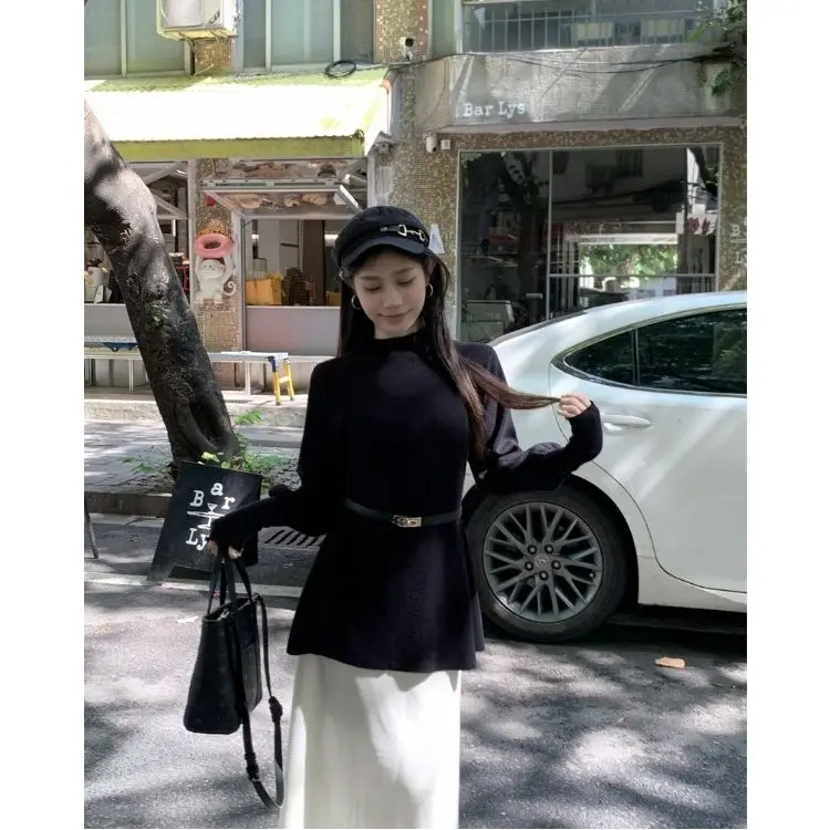 Spring 2026 Women's Long Sleeve Knitted Sweater Waist-Cinching Lantern Sleeve Overhead Casual Style Warm Regular Thickness
Spring 2026 Women's Long Sleeve Knitted Sweater Waist-Cinching Lantern Sleeve Overhead Casual Style Warm Regular Thickness