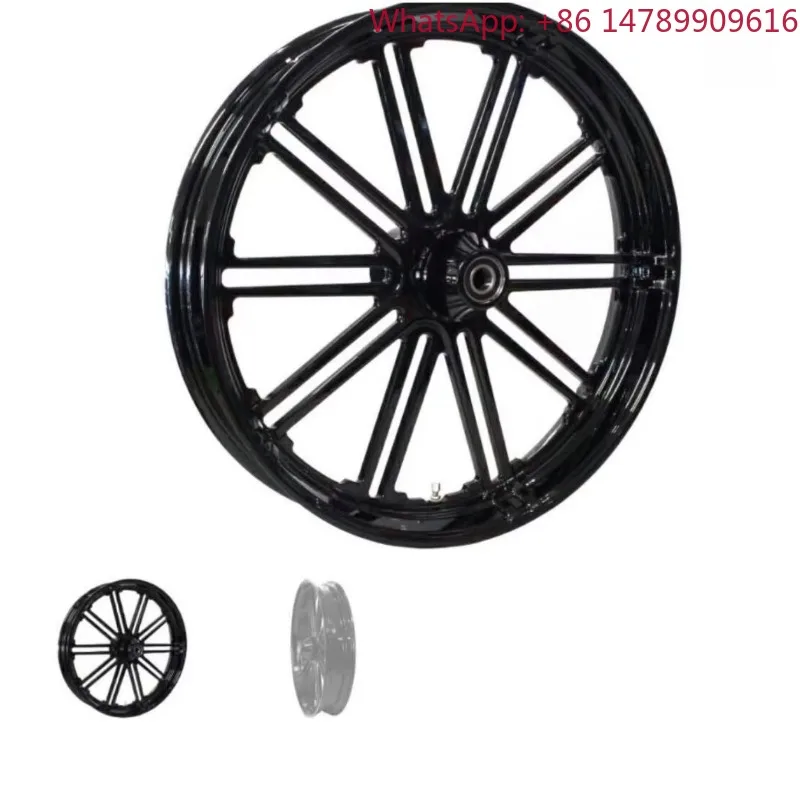 23" Gloss Black Front Wheel Rim for 2015 BreakoutClassic American 2014-2023Motorcycle parts6061-T6 Aluminum Alloy
23" Gloss Black Front Wheel Rim for 2015 BreakoutClassic American 2014-2023Motorcycle parts6061-T6 Aluminum Alloy