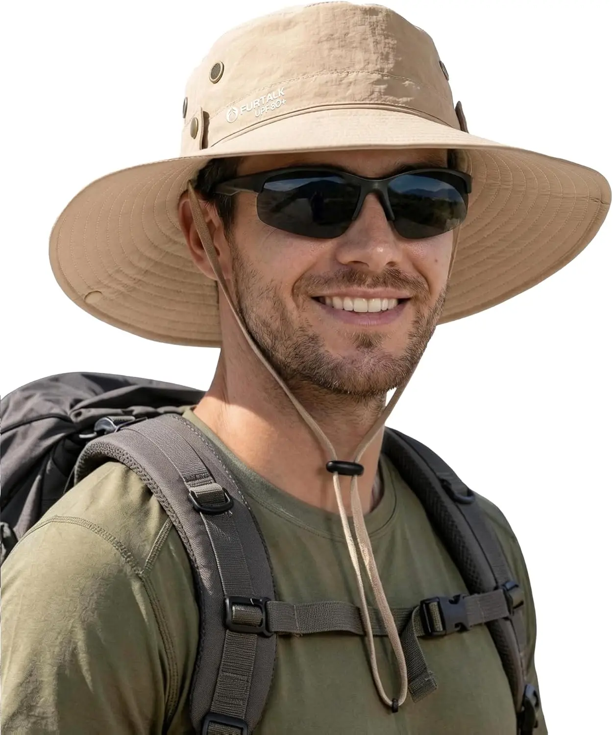 Men's Wide Brim Sun Hat UPF 80+ Foldable for Fishing Hiking Beach Summer
Men's Wide Brim Sun Hat UPF 80+ Foldable for Fishing Hiking Beach Summer