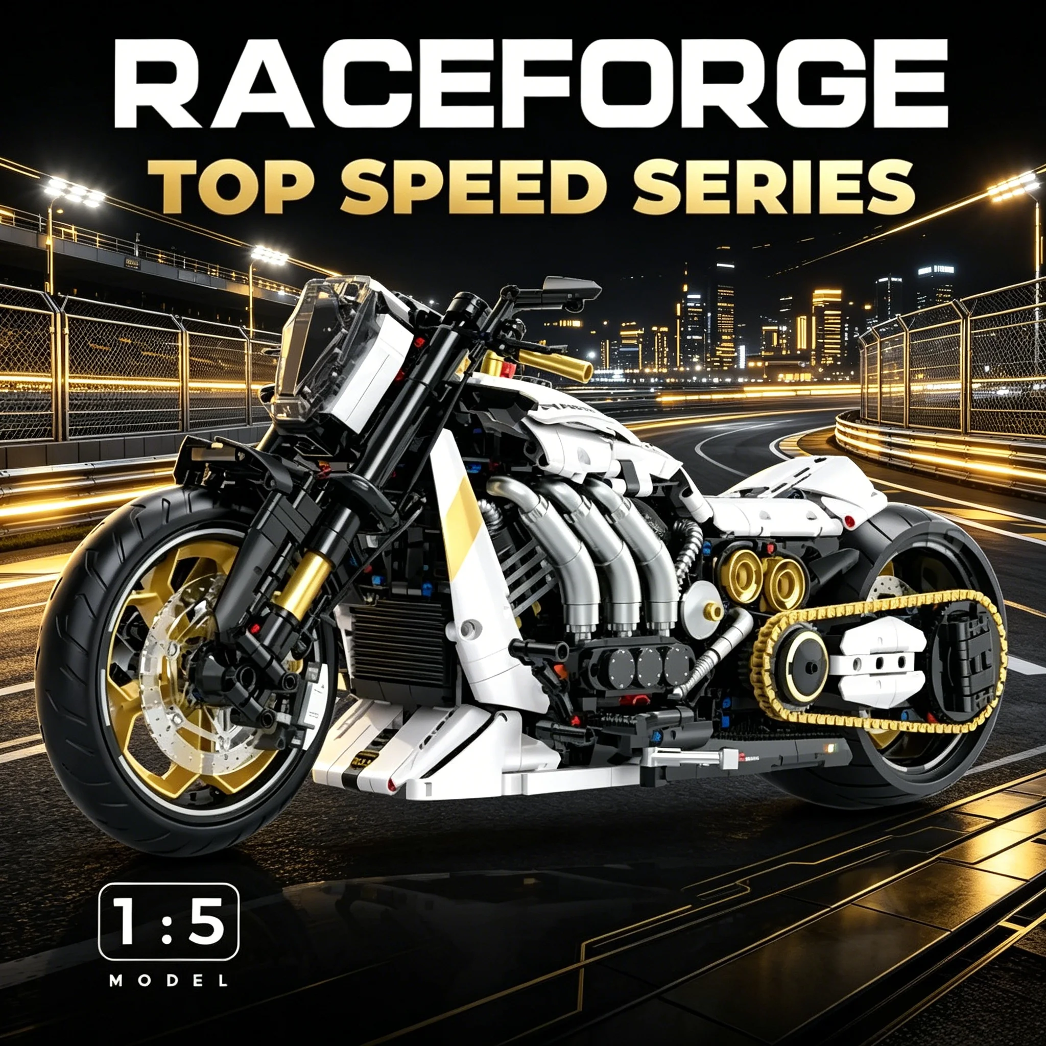 Racing Motorcycle Assembly Sets 3D Assembly Model 1:5 Size Model Building Blocks MOC Bricks Toys DIY Model Series Birthday Gifts
Racing Motorcycle Assembly Sets 3D Assembly Model 1:5 Size Model Building Blocks MOC Bricks Toys DIY Model Series Birthday Gifts