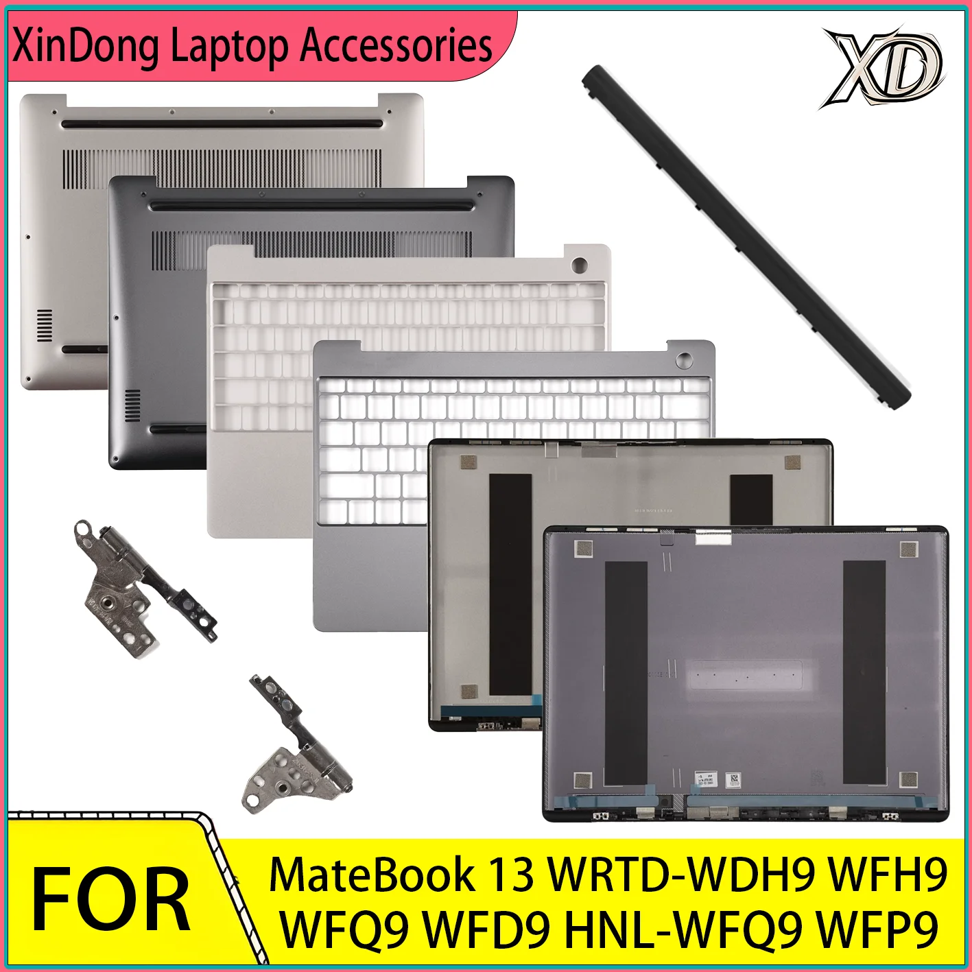 New Laptops Cover For MateBook 13 WRTD-WDH9 WFH9 WFQ9 WFD9 HNL-WFQ9 WFP9 LCD Back Top Cover/Palmrest/Bottom Shell/Hingecover
New Laptops Cover For MateBook 13 WRTD-WDH9 WFH9 WFQ9 WFD9 HNL-WFQ9 WFP9 LCD Back Top Cover/Palmrest/Bottom Shell/Hingecover