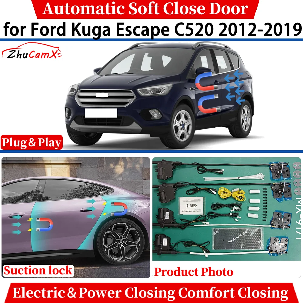 ZhuCamX for Ford Kuga Escape C520 2012-2019 Car Automatic Soft Close Door Electric Power Comfort Closing Suction lock System
ZhuCamX for Ford Kuga Escape C520 2012-2019 Car Automatic Soft Close Door Electric Power Comfort Closing Suction lock System