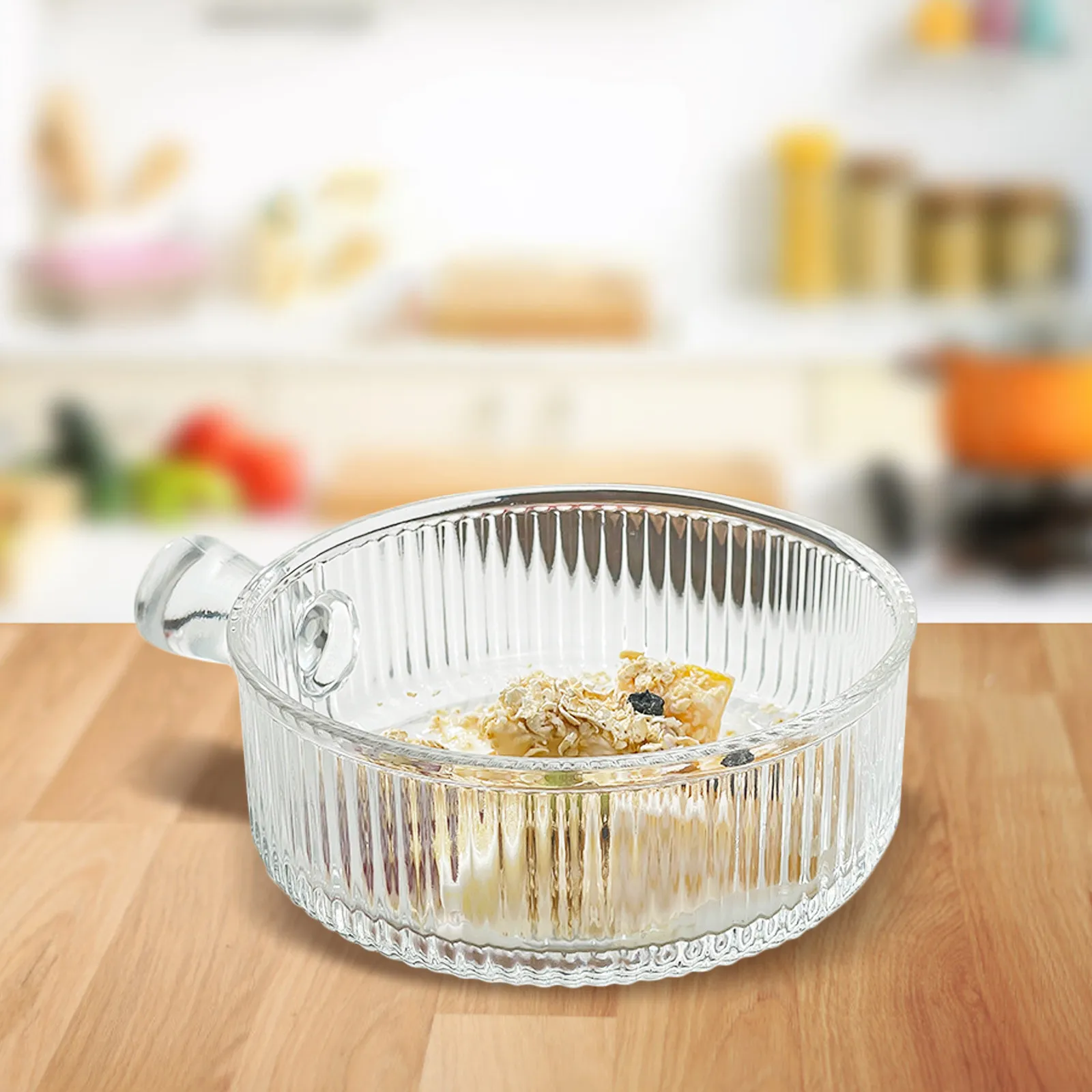 Glass Salad Bowl with Handle Large Clear Serving Bowl for Fruits Salads Formal Casual Dining Easy to Clean Versatile Home
Glass Salad Bowl with Handle Large Clear Serving Bowl for Fruits Salads Formal Casual Dining Easy to Clean Versatile Home