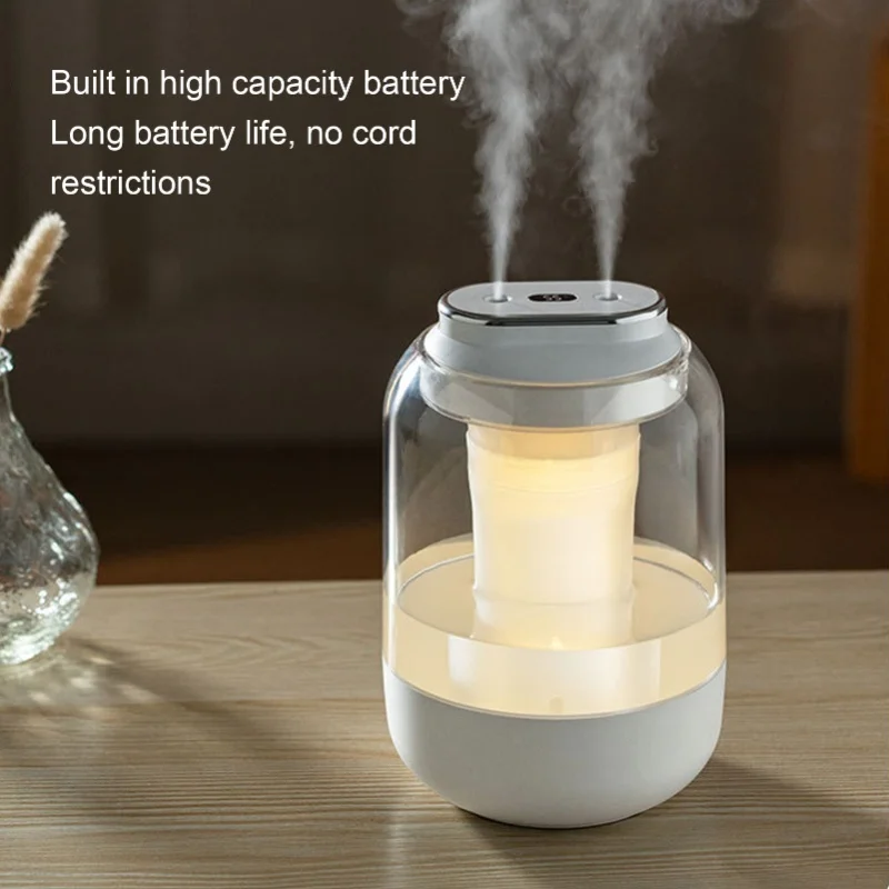 Увлажнитель воздуха с двойным распылением 2 л, USB-зарядка, холодный туман, цифровой дисплей, ночник для дома и офиса
Увлажнитель воздуха с двойным распылением 2 л, USB-зарядка, холодный туман, цифровой дисплей, ночник для дома и офиса