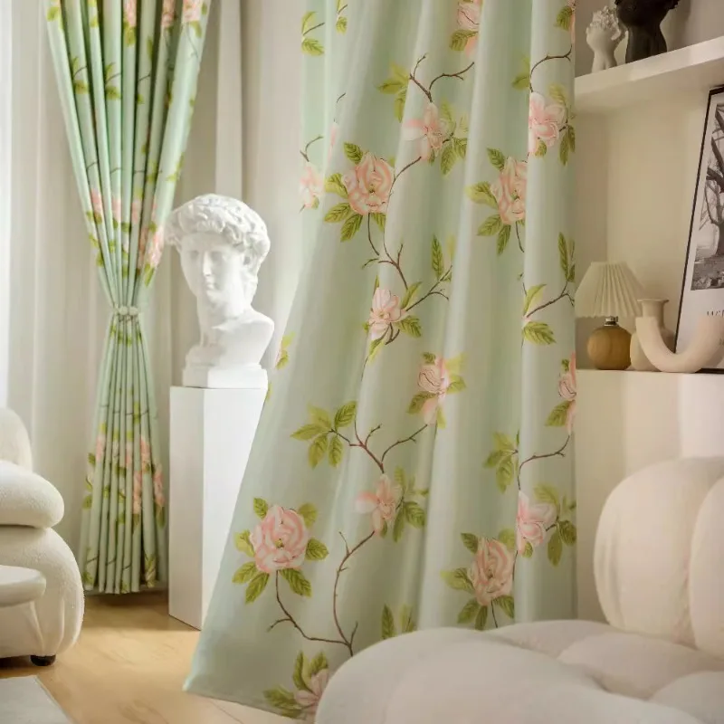 Sample Custom Curtains for Living Room American Countryside Style Small Fresh Printed Half Blocked Blackout Thermal Insulated
Sample Custom Curtains for Living Room American Countryside Style Small Fresh Printed Half Blocked Blackout Thermal Insulated