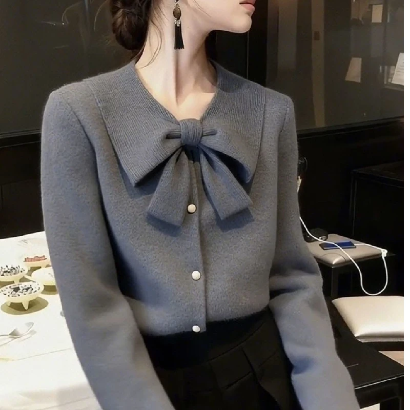 Dalong High-End Unique Spring Knitted Sweater No Pilling Knot Design Long Sleeve Women's Fashionable Casual Top
Dalong High-End Unique Spring Knitted Sweater No Pilling Knot Design Long Sleeve Women's Fashionable Casual Top