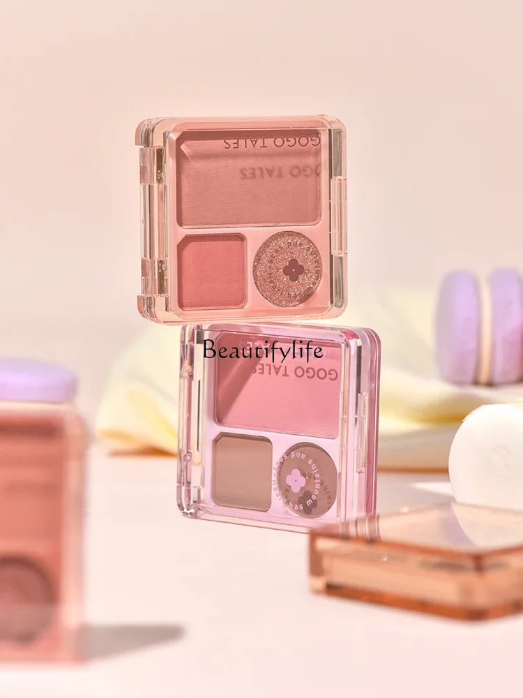 Three-Color Small Eye Shadow Plate Blush Multifunctional Portable Matte Earth Tone
Three-Color Small Eye Shadow Plate Blush Multifunctional Portable Matte Earth Tone