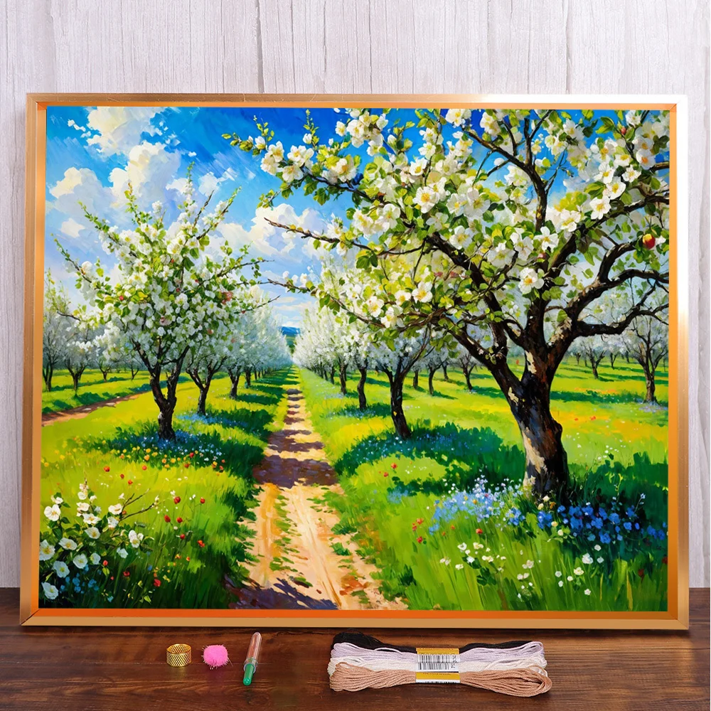 Landscape Pear Garden Printed Cross Stitch DIY Embroidery Patterns Needlework Painting Knitting Handicraft Stamped Gift Jewelry
Landscape Pear Garden Printed Cross Stitch DIY Embroidery Patterns Needlework Painting Knitting Handicraft Stamped Gift Jewelry