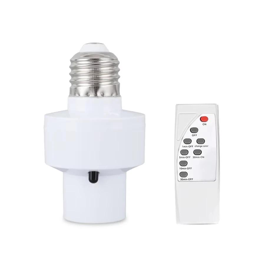 E27 AC85-265V Держатель Инфракрасный интеллектуальный преобразовательный держатель лампы с ИК-пультом дистанционного управления Светодиодный энергосберегающий для прикроватной гостиной
E27 AC85-265V Держатель Инфракрасный интеллектуальный преобразовательный держатель лампы с ИК-пультом дистанционного управления Светодиодный энергосберегающий для прикроватной гостиной
