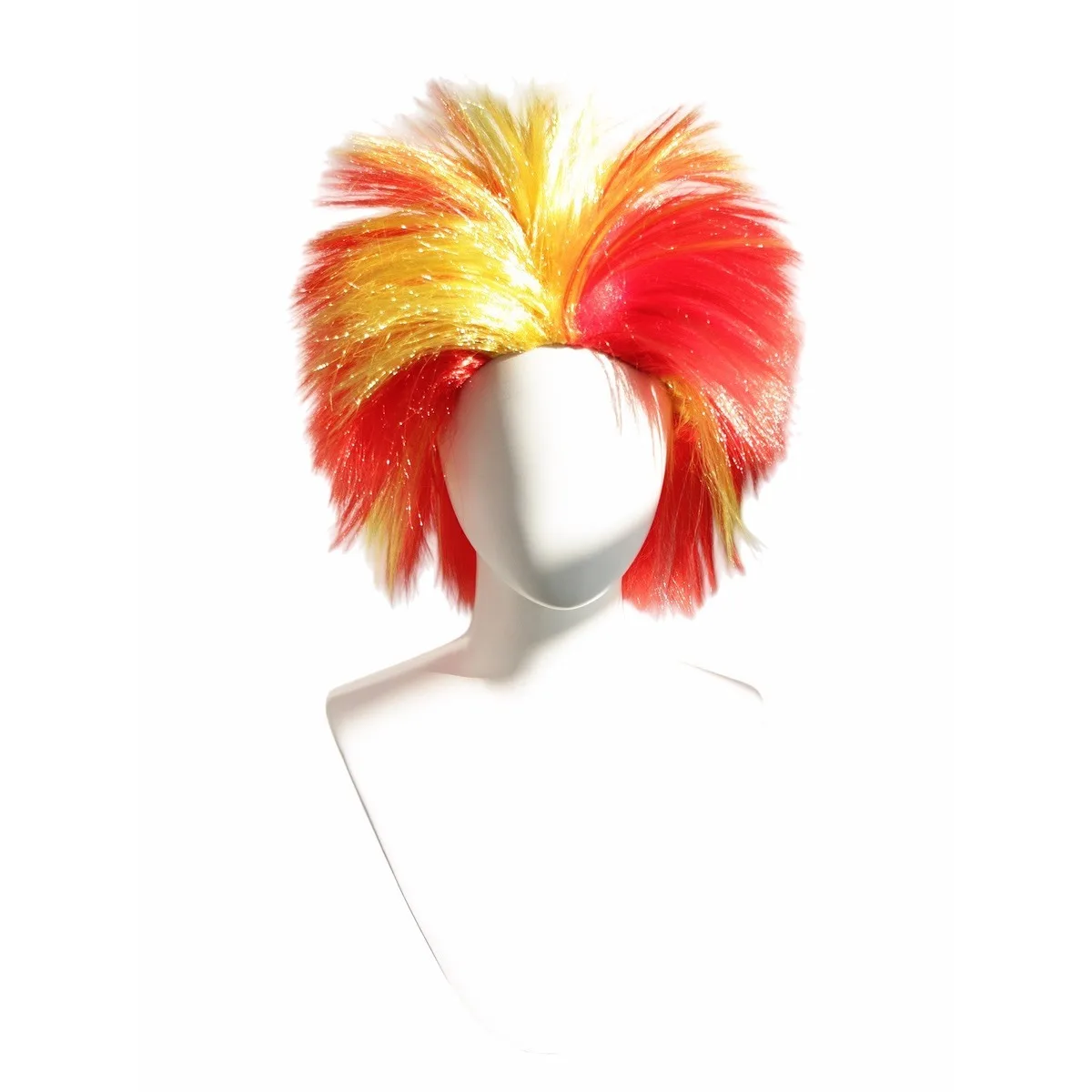 Anxin Brand Synthetic Fiber Wigs: Yellow and Red Spanish National Team Football Party Wigs, Cheerleading Fan Colorful Hair Wigs, with Smooth and Shiny Hair Strands, Suitable for Various Events
Anxin Brand Synthetic Fiber Wigs: Yellow and Red Spanish National Team Football Party Wigs, Cheerleading Fan Colorful Hair Wigs, with Smooth and Shiny Hair Strands, Suitable for Various Events