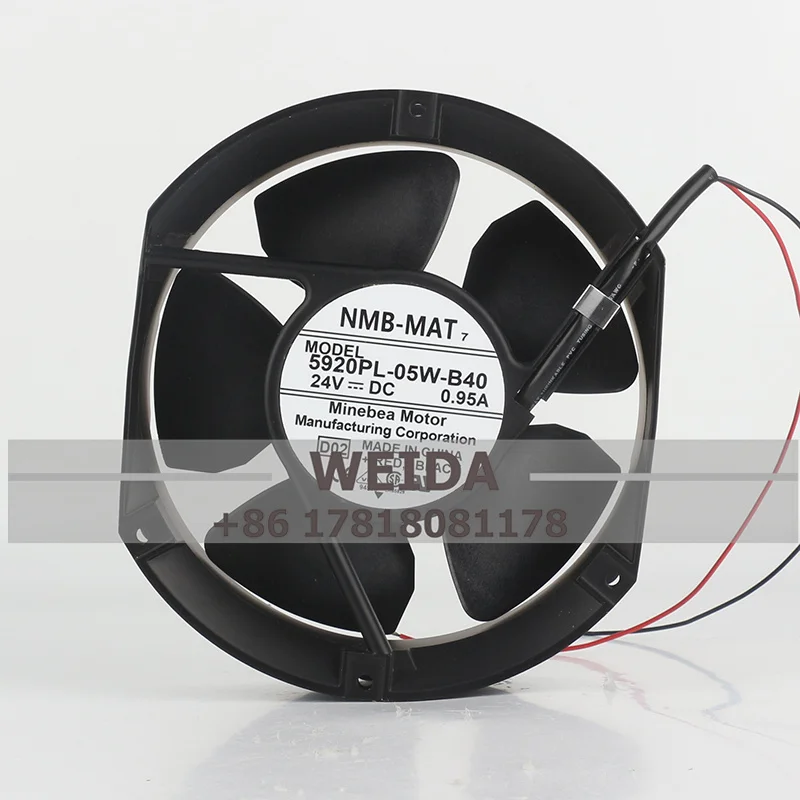 NMB 5920PL-05W-B40/B49/B55/B60/B70 inverter Large air cooling fan DC24V 0.95A 172*150*50MM
NMB 5920PL-05W-B40/B49/B55/B60/B70 inverter Large air cooling fan DC24V 0.95A 172*150*50MM