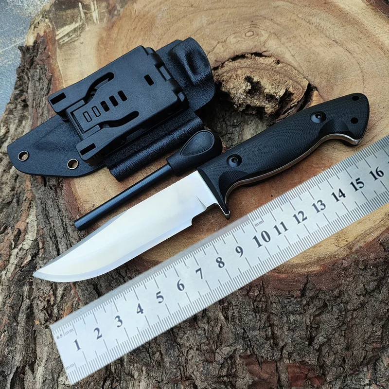 STRAIGHT KNIFE Outdoor Tactical Knife Hunting Knife with Fixed Blade with Sheath Camping Multi Tool Rescue Survival Knife
STRAIGHT KNIFE Outdoor Tactical Knife Hunting Knife with Fixed Blade with Sheath Camping Multi Tool Rescue Survival Knife