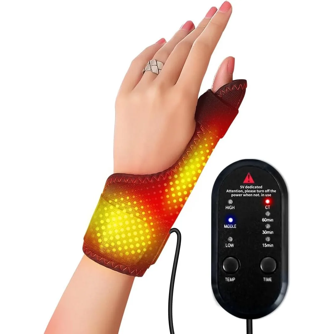 Electric Heating Massage Wrist Vibration Brace Hot Compress Warmer Massager Wrist Support Pad Relief Tendonitis Relax Brace
Electric Heating Massage Wrist Vibration Brace Hot Compress Warmer Massager Wrist Support Pad Relief Tendonitis Relax Brace