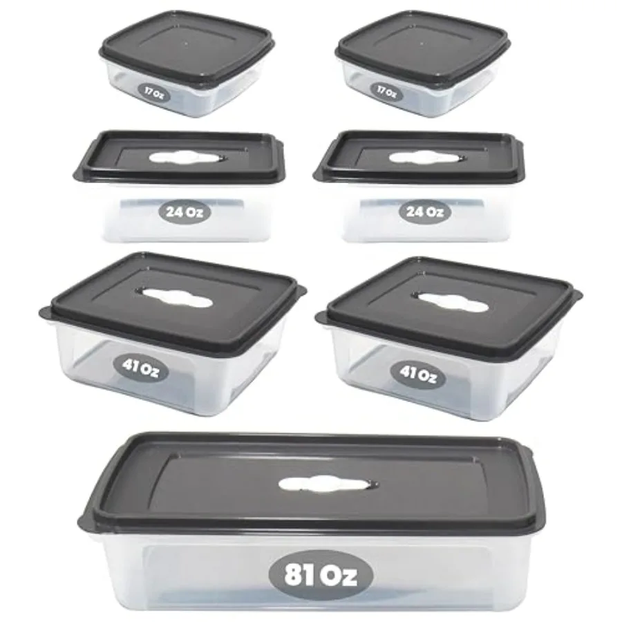 14PCS Vacuum Plastic Food Storage Container Set with Vented Lids 20 Cups - Airtight, Microwave, Dishwasher Safe, Airlock lids -
14PCS Vacuum Plastic Food Storage Container Set with Vented Lids 20 Cups - Airtight, Microwave, Dishwasher Safe, Airlock lids -