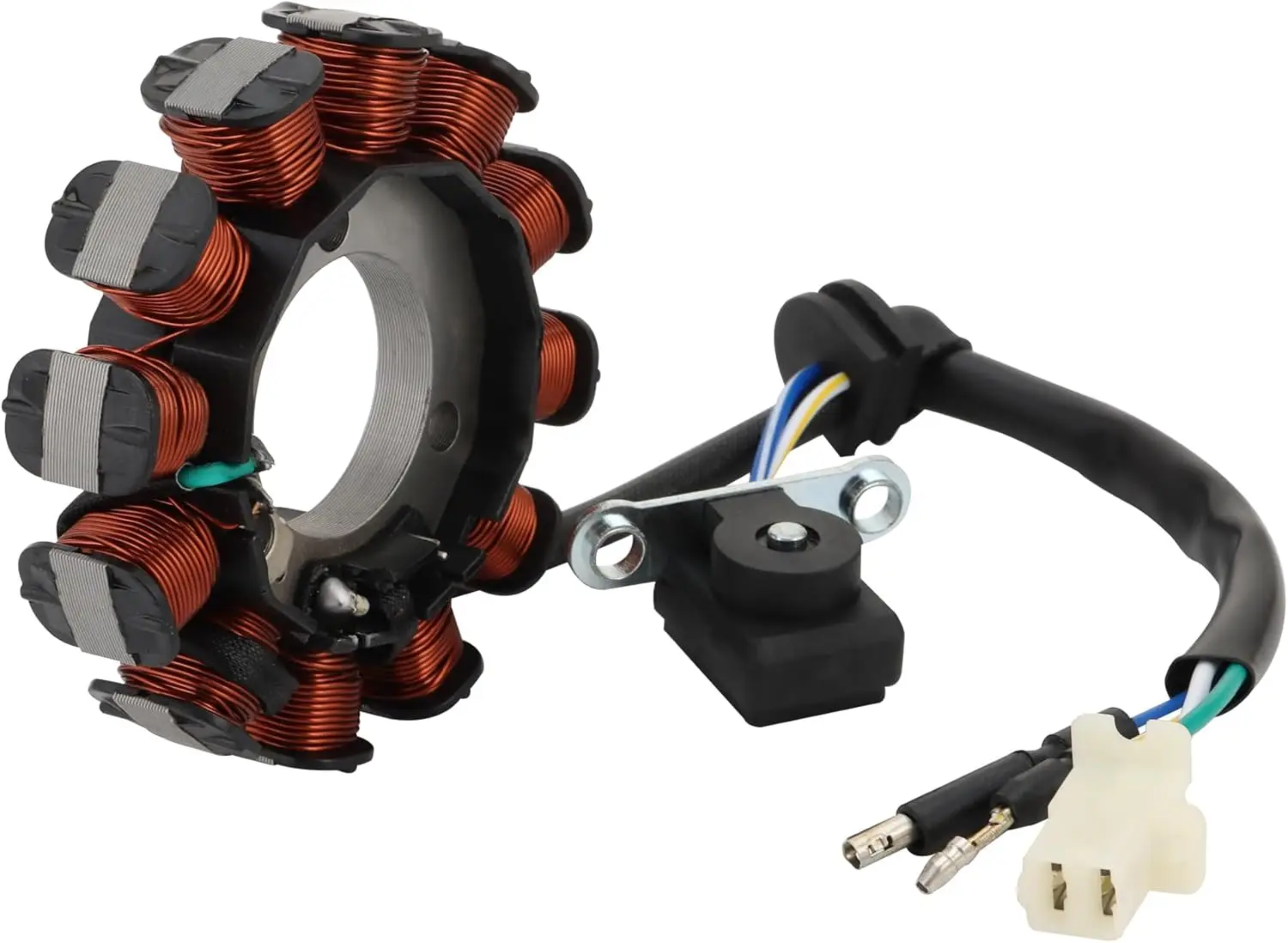 Магнитный статор, 12-катушка, замена статора электродвигателя, совместимая с мотоциклом CBF125 2008-2015 OEM 31120-KWF-941
Магнитный статор, 12-катушка, замена статора электродвигателя, совместимая с мотоциклом CBF125 2008-2015 OEM 31120-KWF-941