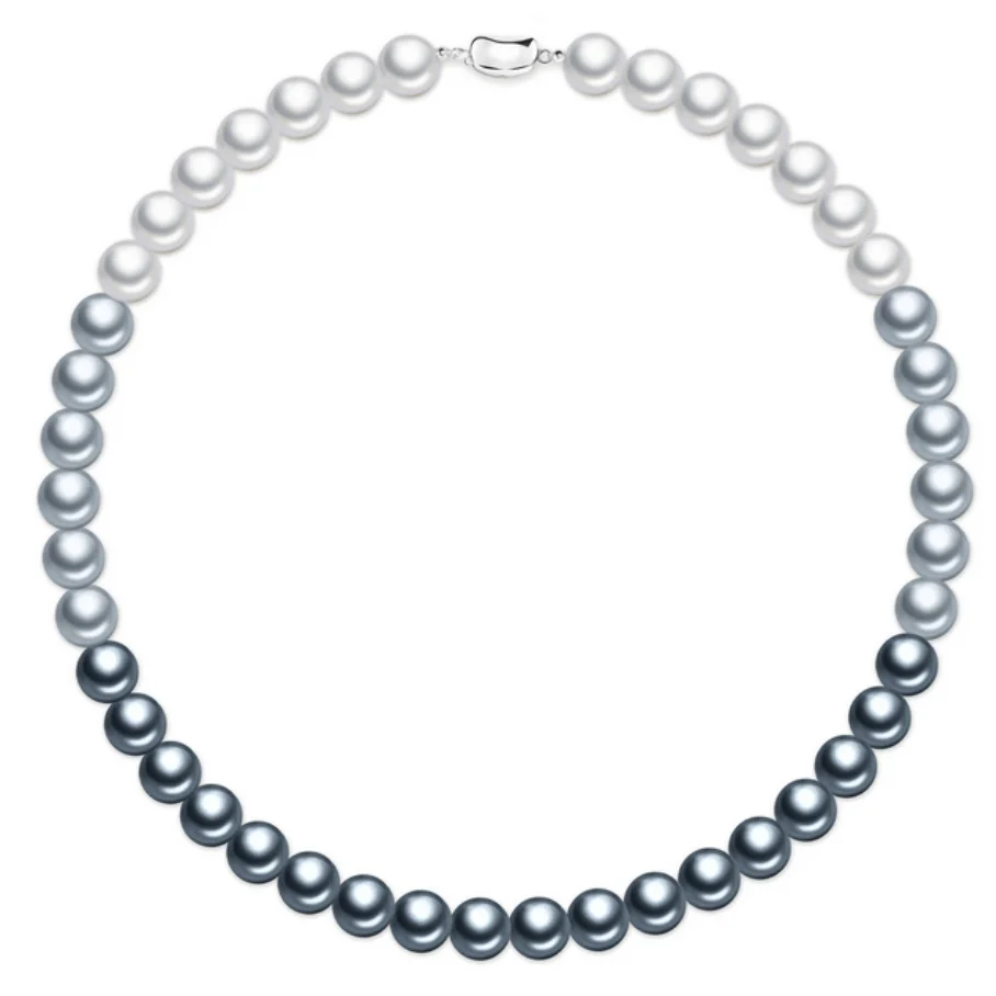 CHARMING 17" 8-10MM SOUTH SEA WHITE GRAY BLACK ROUND PEARL NECKLACE
CHARMING 17" 8-10MM SOUTH SEA WHITE GRAY BLACK ROUND PEARL NECKLACE
