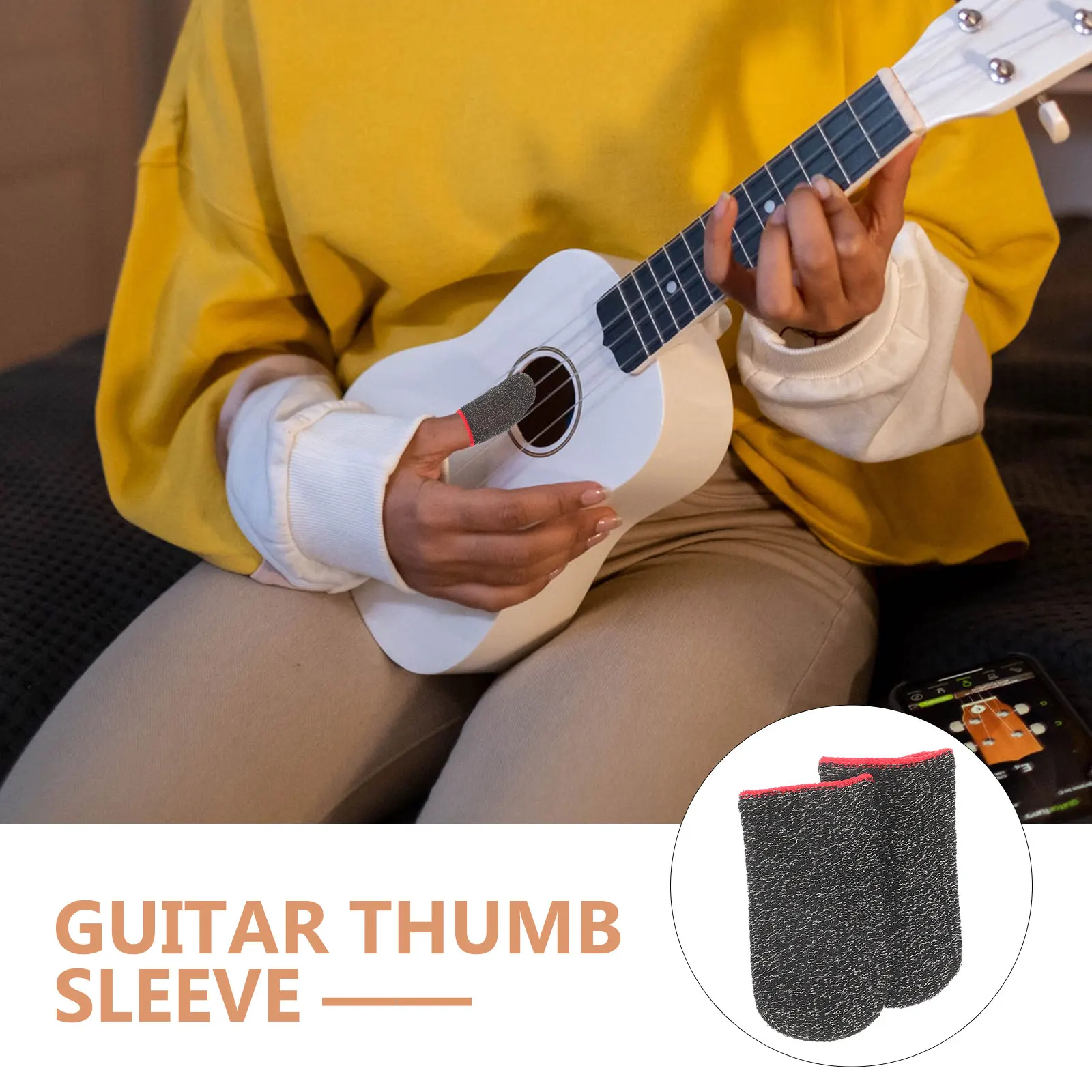 2pcs Guitar Finger Protectors Black for Kids Adults Thumb Covers Left Right Hand Bass Ukulele Accessories Pain Relief
2pcs Guitar Finger Protectors Black for Kids Adults Thumb Covers Left Right Hand Bass Ukulele Accessories Pain Relief