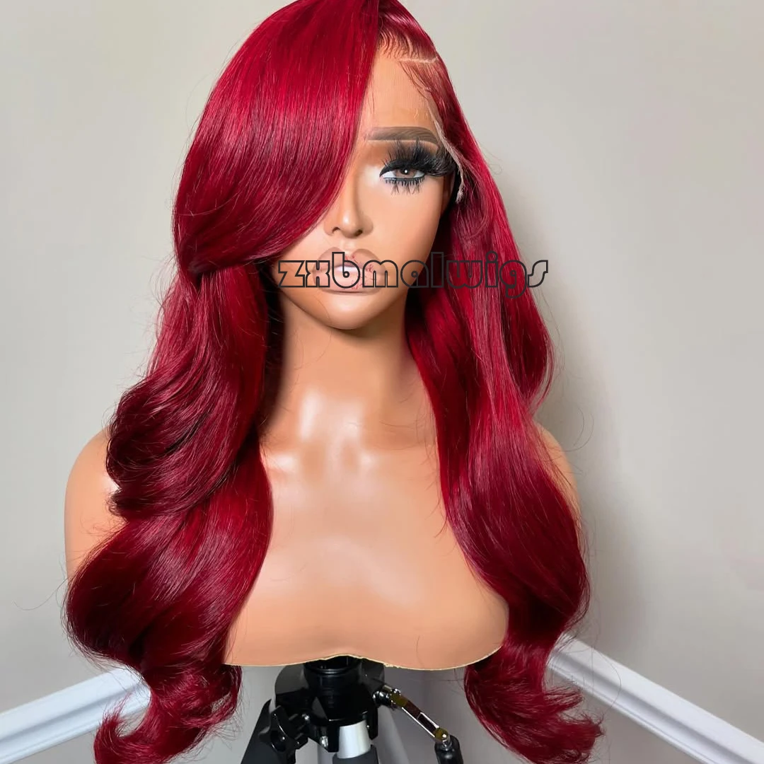 Synthetic Hair Side Part Red Wavy Glueless 13X4 Lace Front Wig For Women Preplucked Heat Temperature Fiber Daily Cosplay
Synthetic Hair Side Part Red Wavy Glueless 13X4 Lace Front Wig For Women Preplucked Heat Temperature Fiber Daily Cosplay