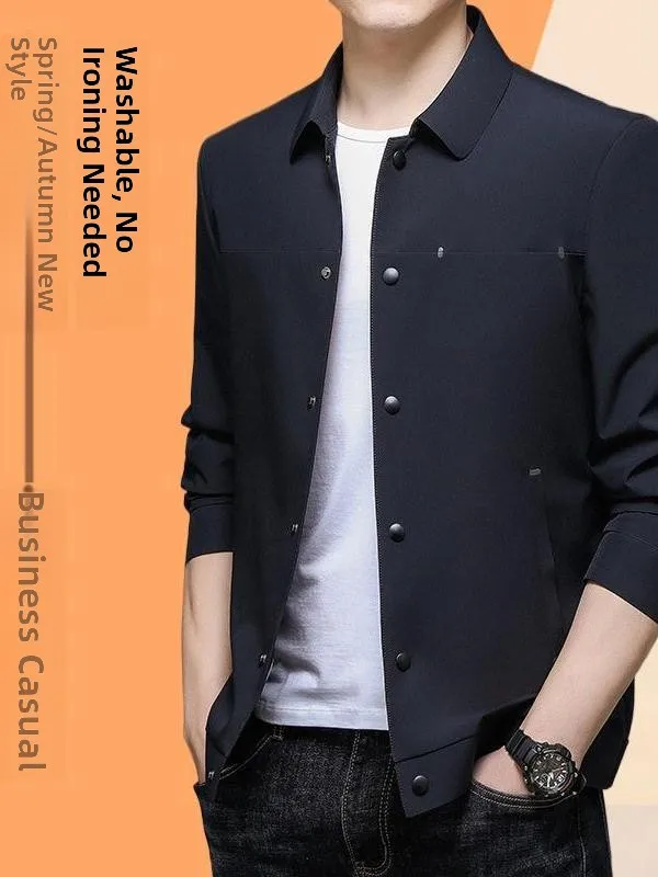 Spring Autumn New Sle Men's Collared Jaet ort Workwear Coat Trendy mid Youths Busin Casual Polyester Nylon Cosite...
Spring Autumn New Sle Men's Collared Jaet ort Workwear Coat Trendy mid Youths Busin Casual Polyester Nylon Cosite...