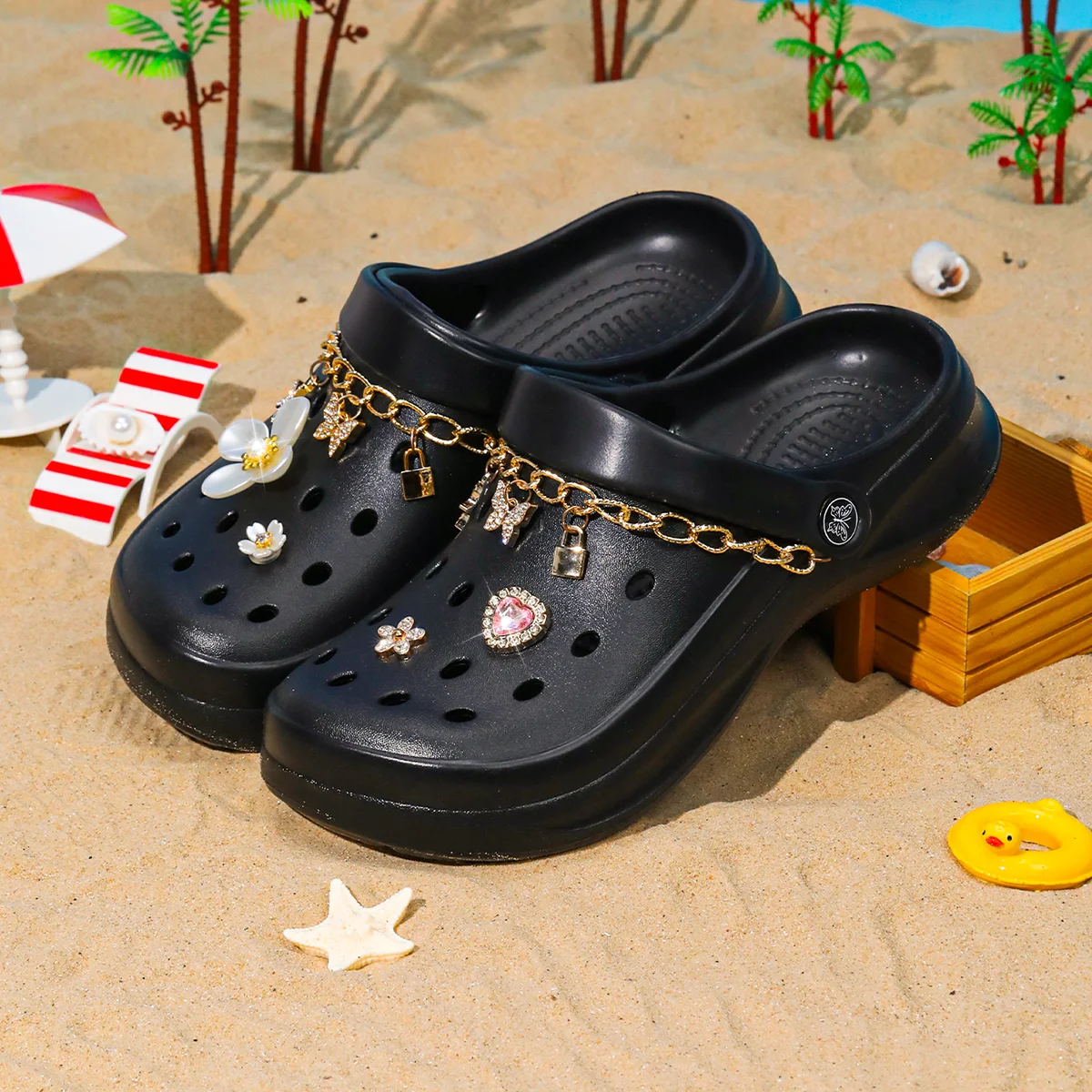 Slip-On Clogs and Mules, Soft Sole Lightweight Two-way Wear Garden shoes, Comfortable Women's Non-slip Beach shoes 816
Slip-On Clogs and Mules, Soft Sole Lightweight Two-way Wear Garden shoes, Comfortable Women's Non-slip Beach shoes 816