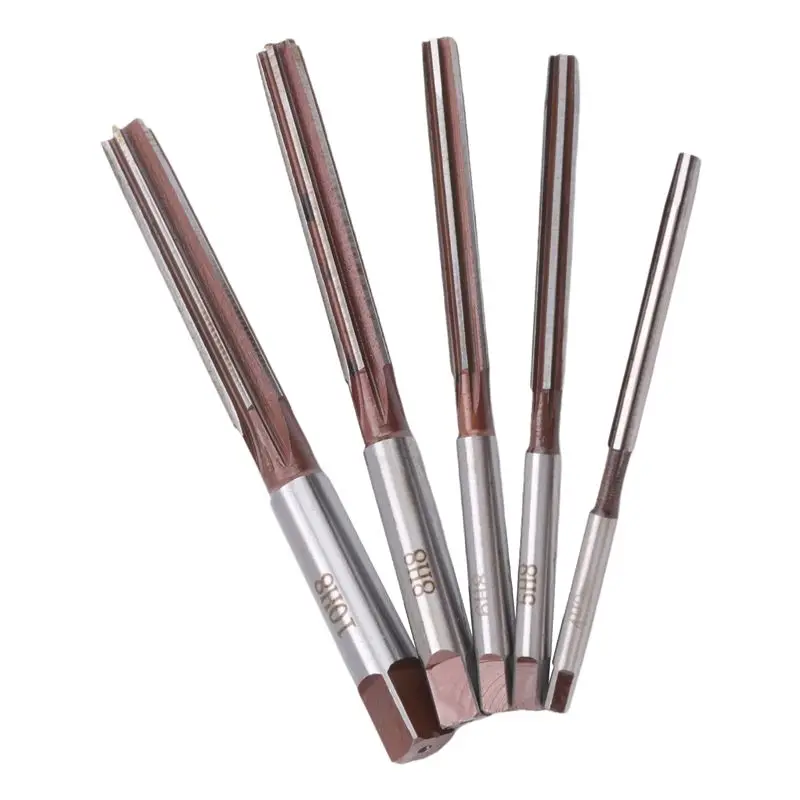 A51M-5Pcs Flutes Hand Reamers Set H8 Chucking Straight Shank Hand Reamers Set 4Mm/5Mm/6Mm/8Mm/10Mm
A51M-5Pcs Flutes Hand Reamers Set H8 Chucking Straight Shank Hand Reamers Set 4Mm/5Mm/6Mm/8Mm/10Mm