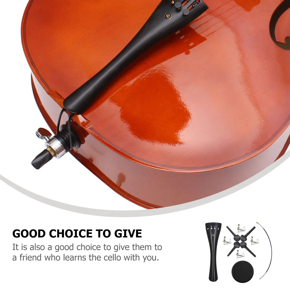 1Set High Quality Ebony Cello Supplies Practical Maintenance Kit Stable Reliable Small Portable for Cello Lovers Friends Gift
1Set High Quality Ebony Cello Supplies Practical Maintenance Kit Stable Reliable Small Portable for Cello Lovers Friends Gift