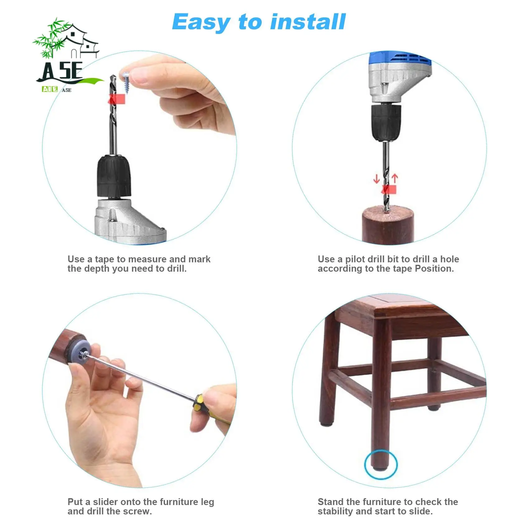 A05E-48Pcs Furniture Gliders PTFE Easy Moving Sliders With Screw Floor Protector For Tiled Hardwood Floors(25Mm Round)
A05E-48Pcs Furniture Gliders PTFE Easy Moving Sliders With Screw Floor Protector For Tiled Hardwood Floors(25Mm Round)