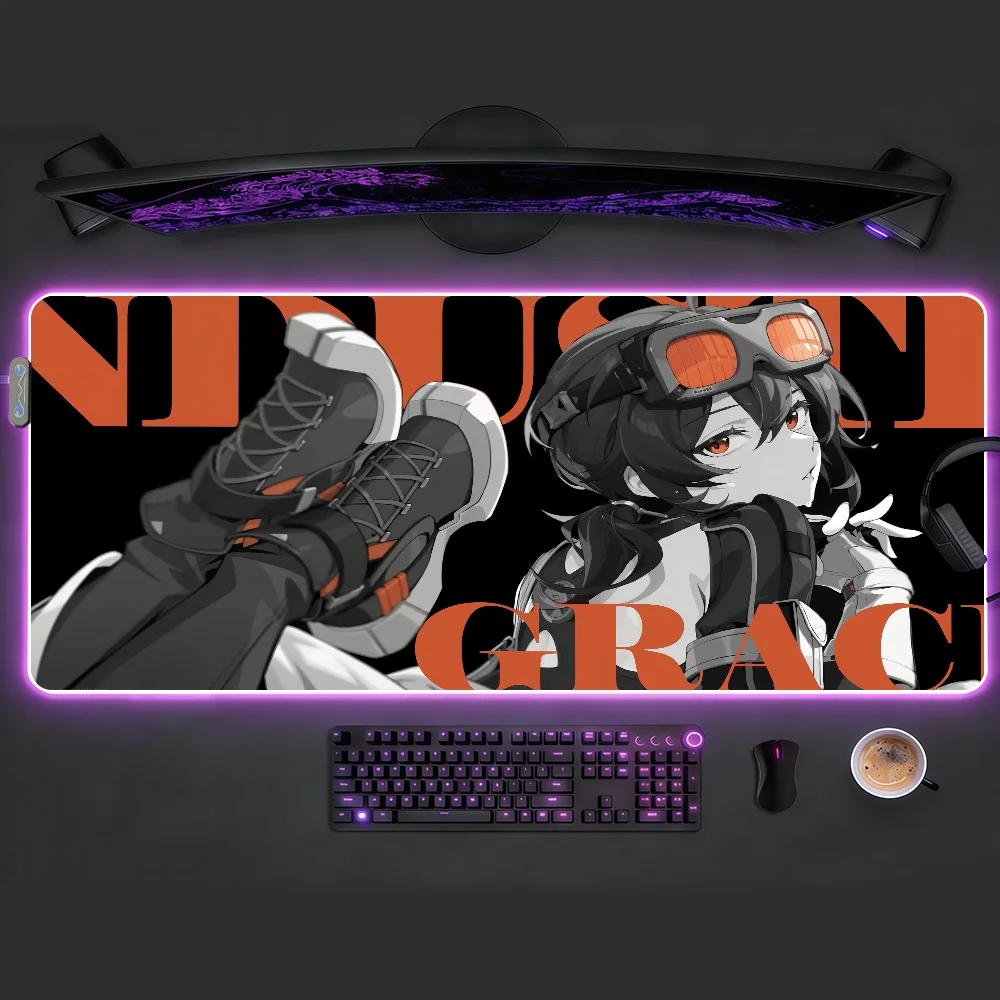 ZZZ Gaming Grace Howard Mouse Pad LED Table Pads Backlit Non-slip Rubber Desktop XXL RGB Desk Mats Surface Waterproof
ZZZ Gaming Grace Howard Mouse Pad LED Table Pads Backlit Non-slip Rubber Desktop XXL RGB Desk Mats Surface Waterproof