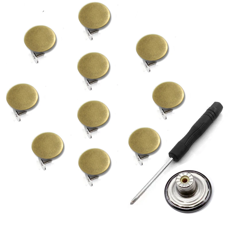 Flat Copper I-Shaped Metal Buttons Wholesale - Ready Stock - 17MM Buttons for Denim Jackets, Jeans, and Suspender Pants
Flat Copper I-Shaped Metal Buttons Wholesale - Ready Stock - 17MM Buttons for Denim Jackets, Jeans, and Suspender Pants