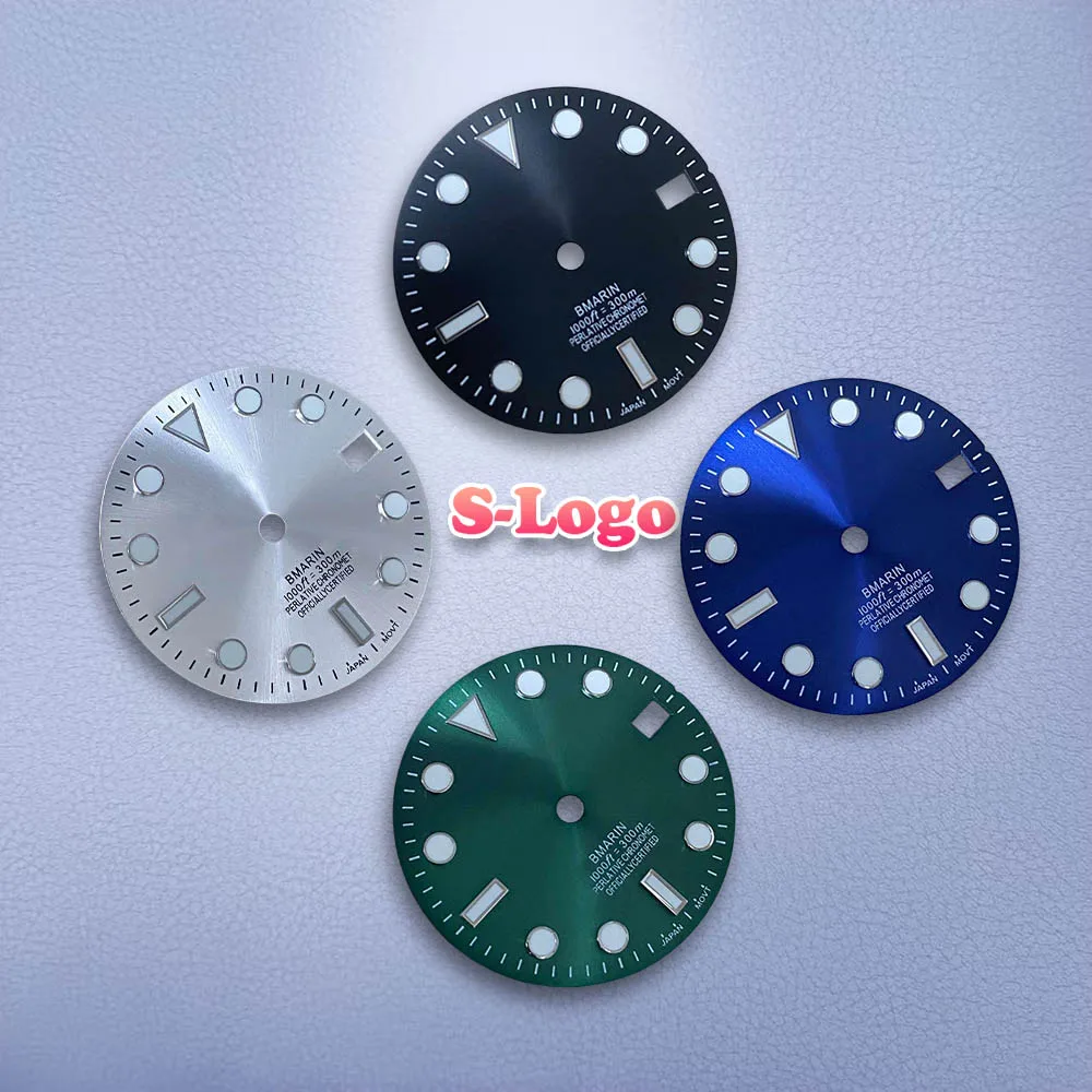 28.5mm S Logo NH35 Dial Strong C3 Green Luminous SUB Dial Suitable For NH35 Movement Watch Accessories Watch Dial Repair Tool
28.5mm S Logo NH35 Dial Strong C3 Green Luminous SUB Dial Suitable For NH35 Movement Watch Accessories Watch Dial Repair Tool