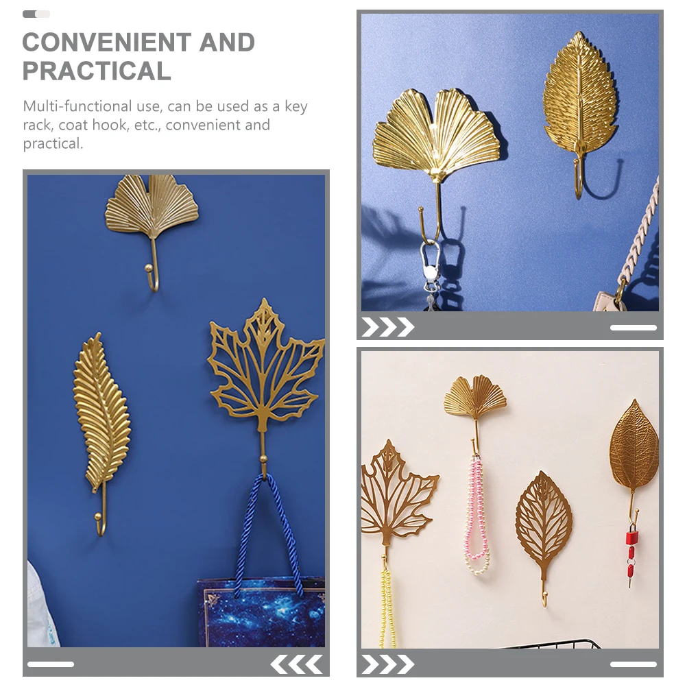 4pcs Metal Leaf Hooks Golden Ginkgo Shape Sturdy Wall Mount Coat Hanger Home Decor Modern Style Key Rack Bedroom Living Room
4pcs Metal Leaf Hooks Golden Ginkgo Shape Sturdy Wall Mount Coat Hanger Home Decor Modern Style Key Rack Bedroom Living Room