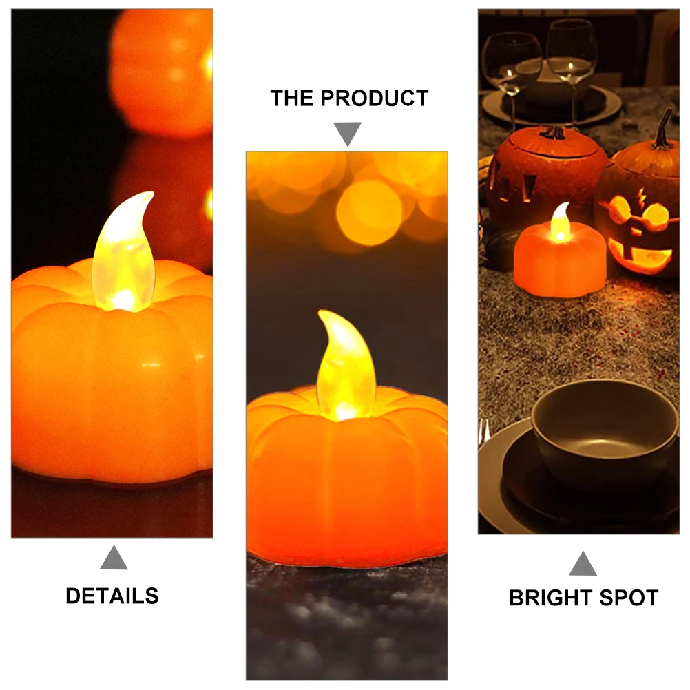 12pcs Simulated Jack Lantern Halloween Halloween Lantern Decorative LED Pumpkin Lamp Orange Saving Night Light
12pcs Simulated Jack Lantern Halloween Halloween Lantern Decorative LED Pumpkin Lamp Orange Saving Night Light